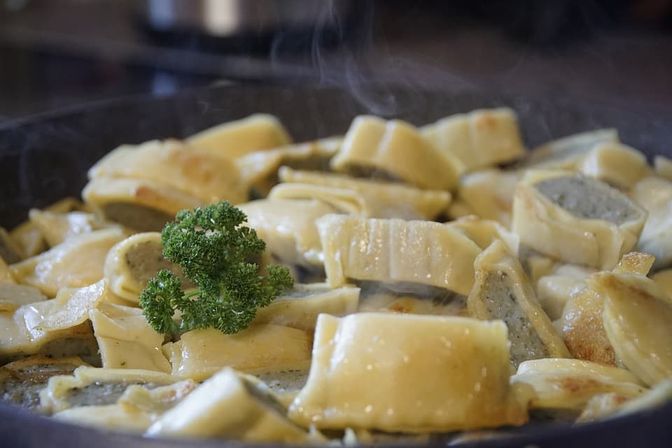 Schwäbische Maultaschen aus unserer Küche